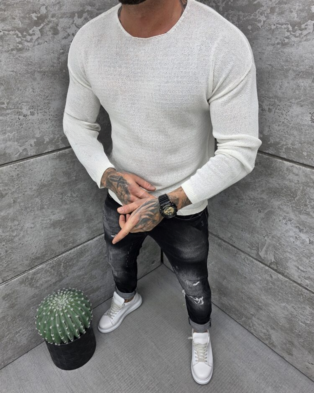 Jersey de Punto Fino para Hombre®