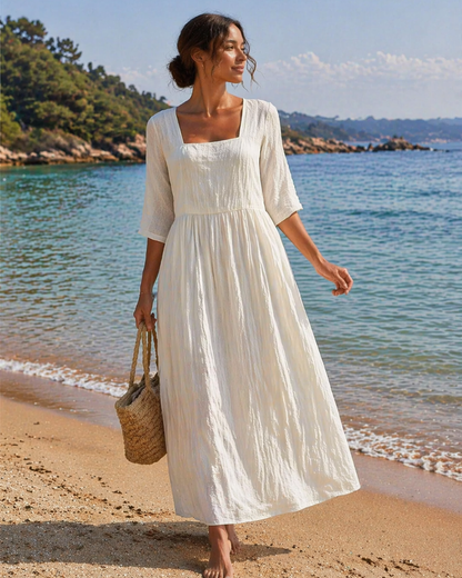 Vestido informal de lino