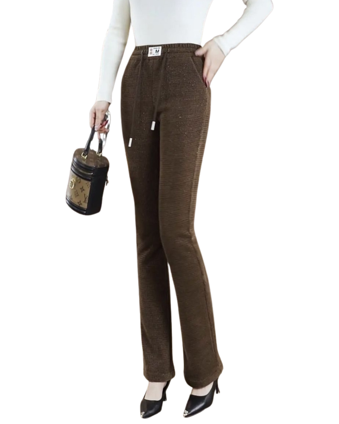 Pantalones térmicos evasé para mujer