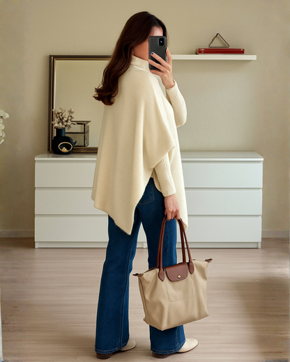 Top Tipo Chal de Punto Elegante y Cómodo para Mujer®