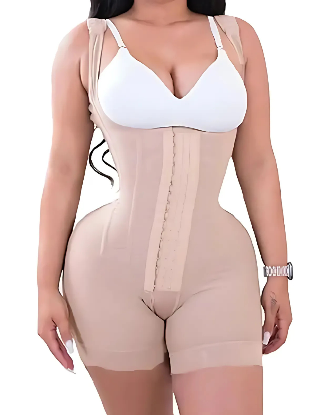 Body de Doble Compresión con Gancho y Control de Vientre®