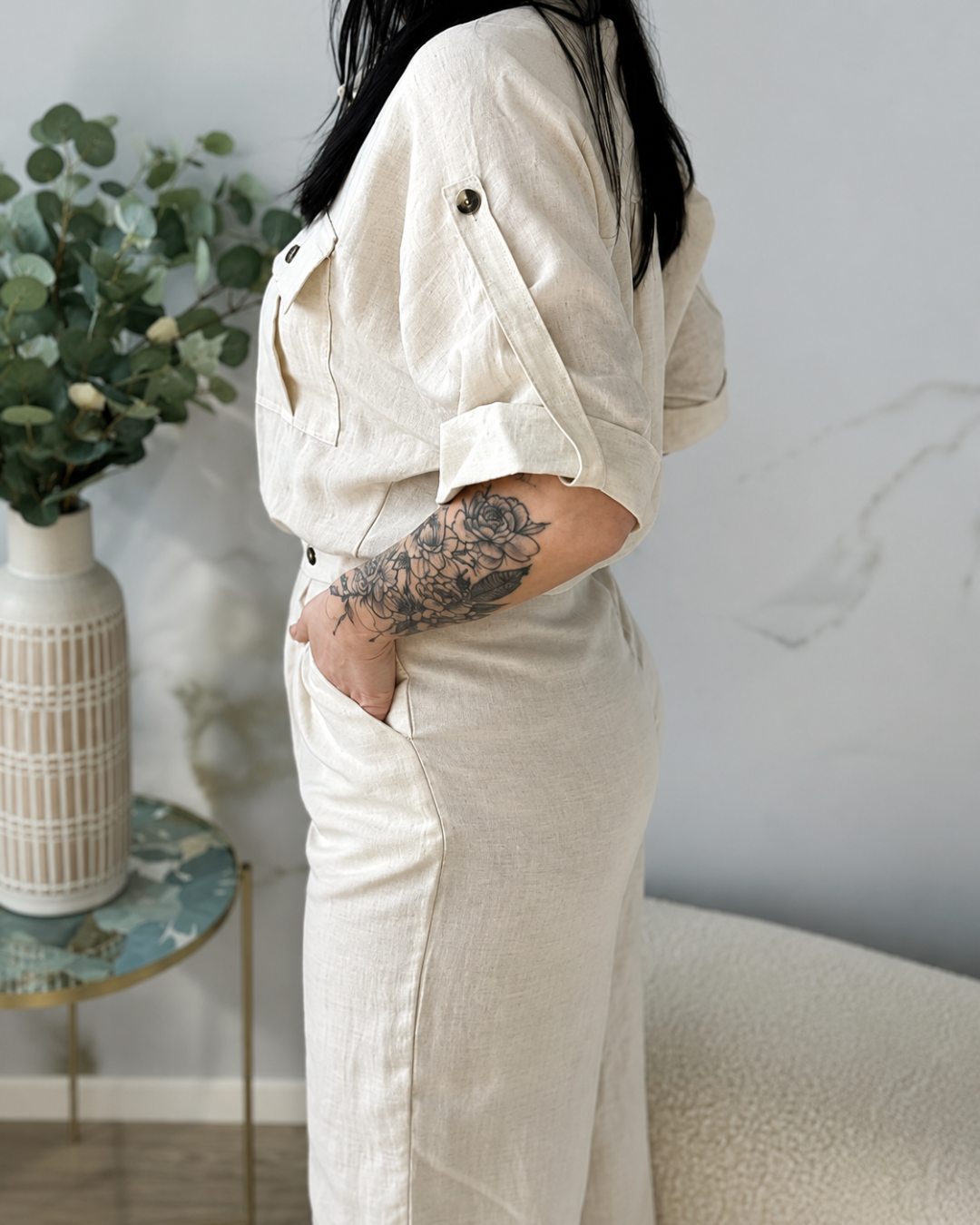 Conjunto Camisa y Pantalón de Lino®