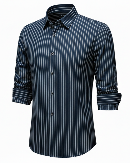 Camisa Casual a Rayas para Hombre®