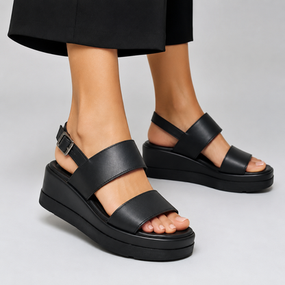 Sandalias de Plataforma con Doble Banda®