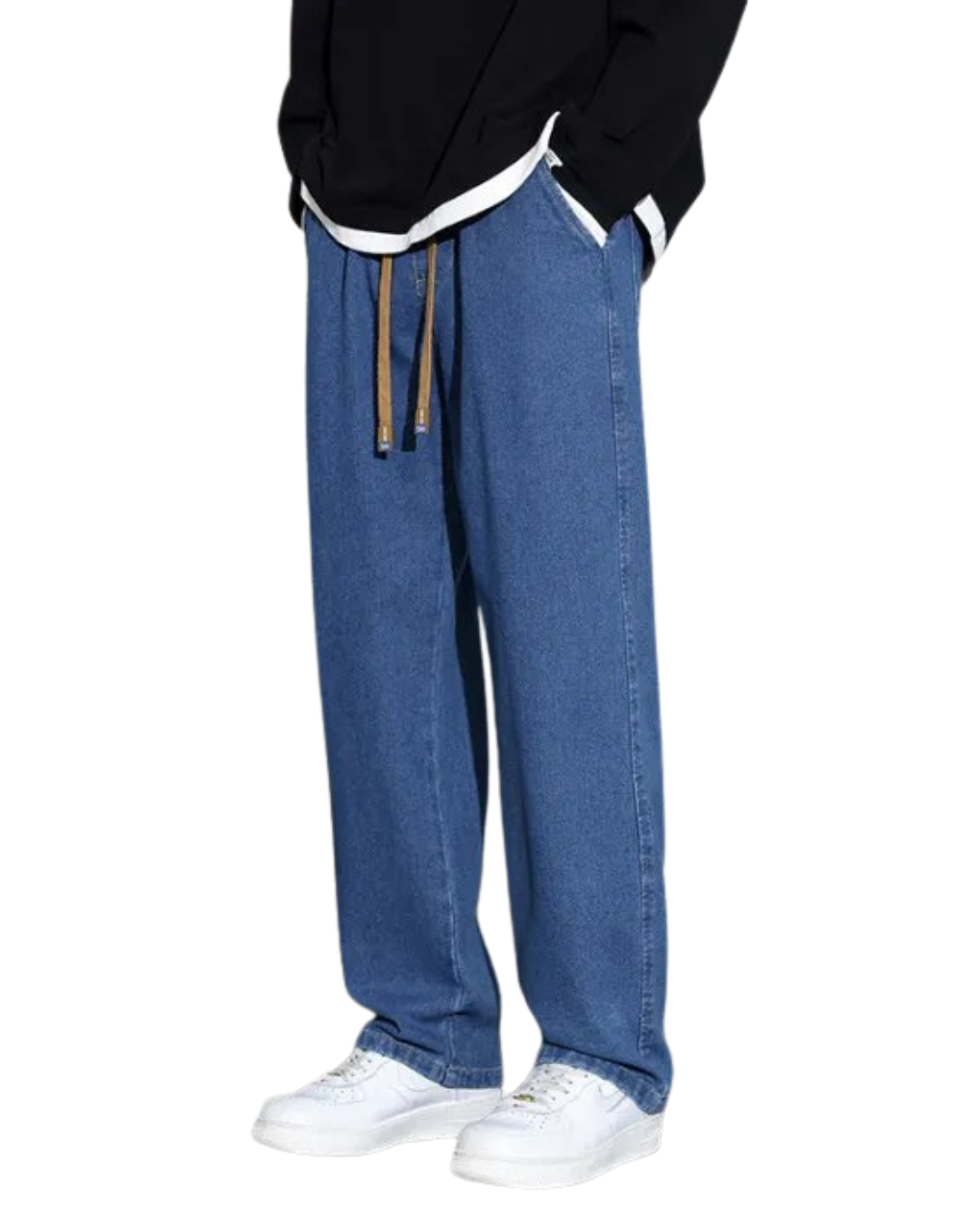 Pantalones rectos con cintura ajustable para hombre®