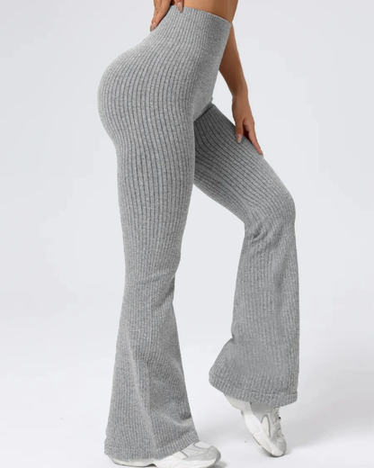 Pantalones de Punto Acampanados de Máximo Confort para mujer®