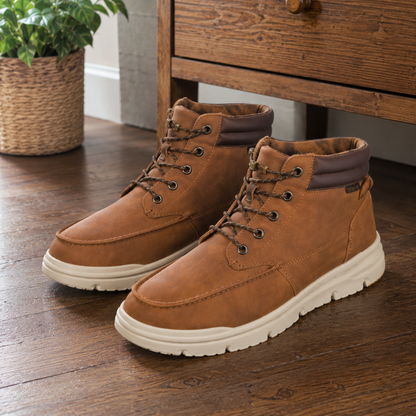 Botines Casuales de Hombre con Cordones y Suela Ligera®