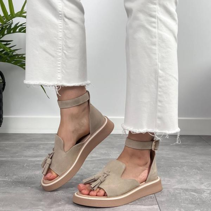 Sandalias de Ante con Suela de Plataforma®