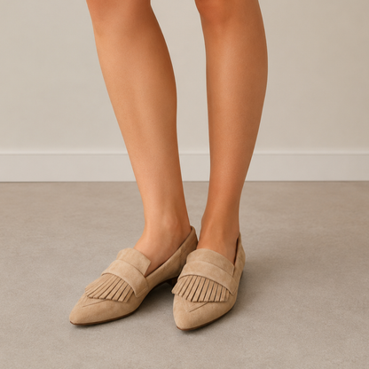 Mocasines de Ante con Suela Confort