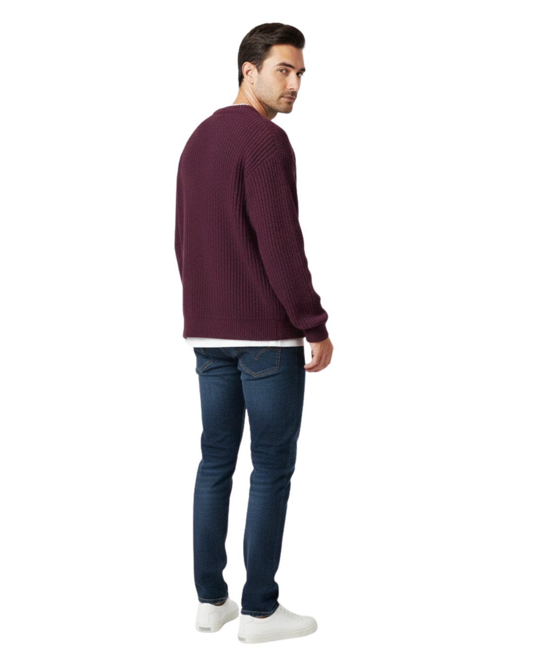 Suéter de Cuello Redondo para Hombre