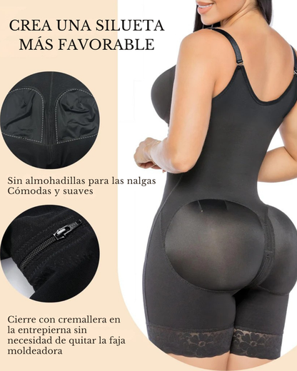 Faja moldeadora postparto con control de cintura y elevación de glúteos®