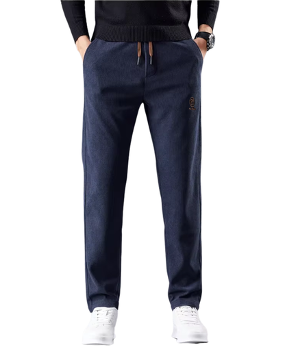Pantalones térmicos reforzados con ajuste elástico para hombre®