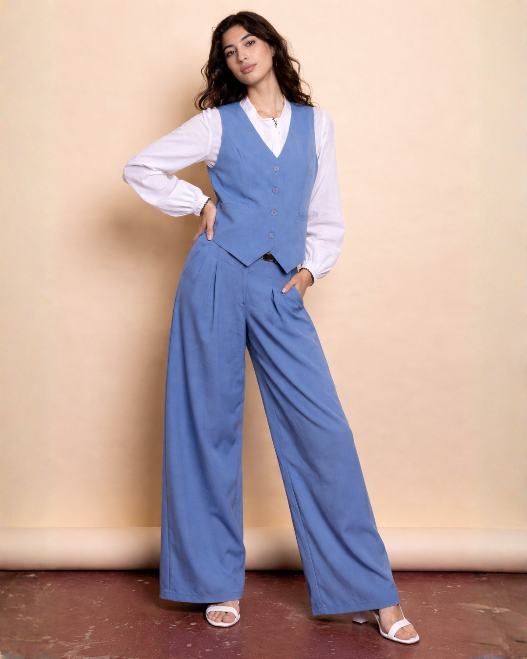 Conjunto de Sastrería Moderna Casual para Mujer