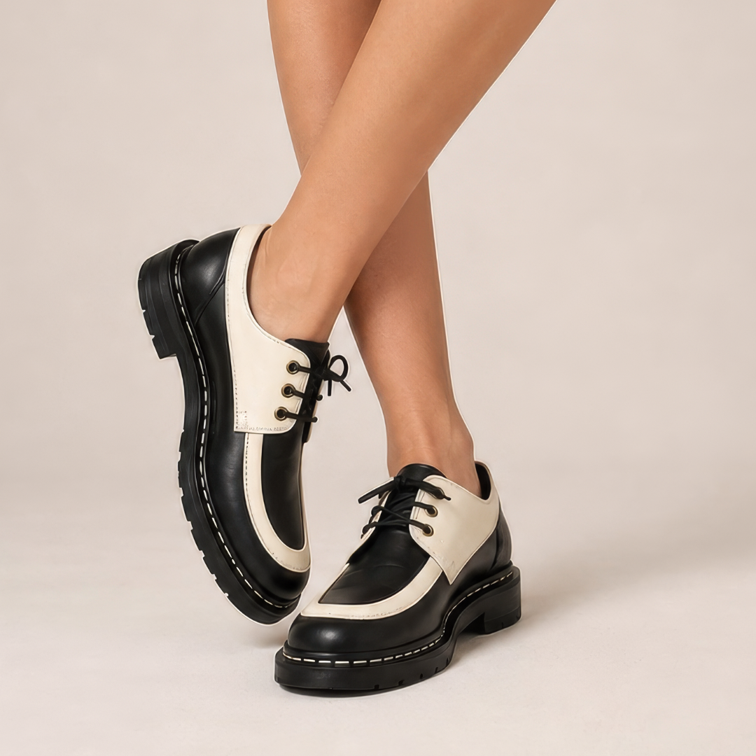 Zapatos de piel con Plataforma®