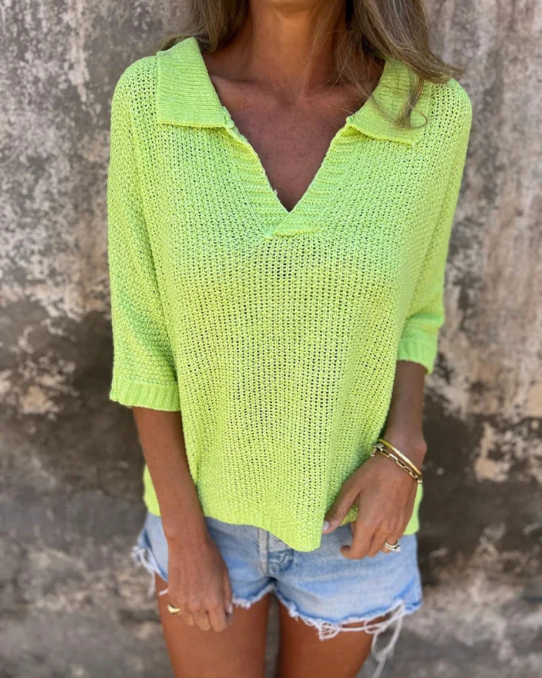 Suéter calado de verano