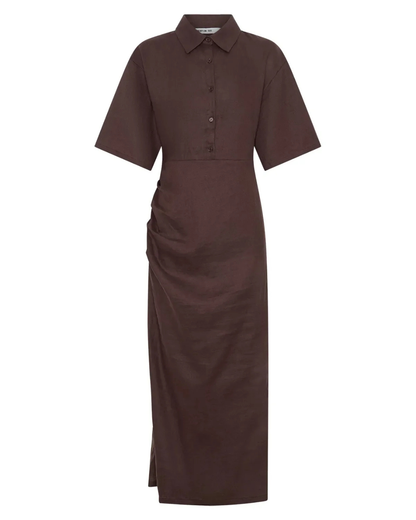 Vestido Midi con Botones para mujer