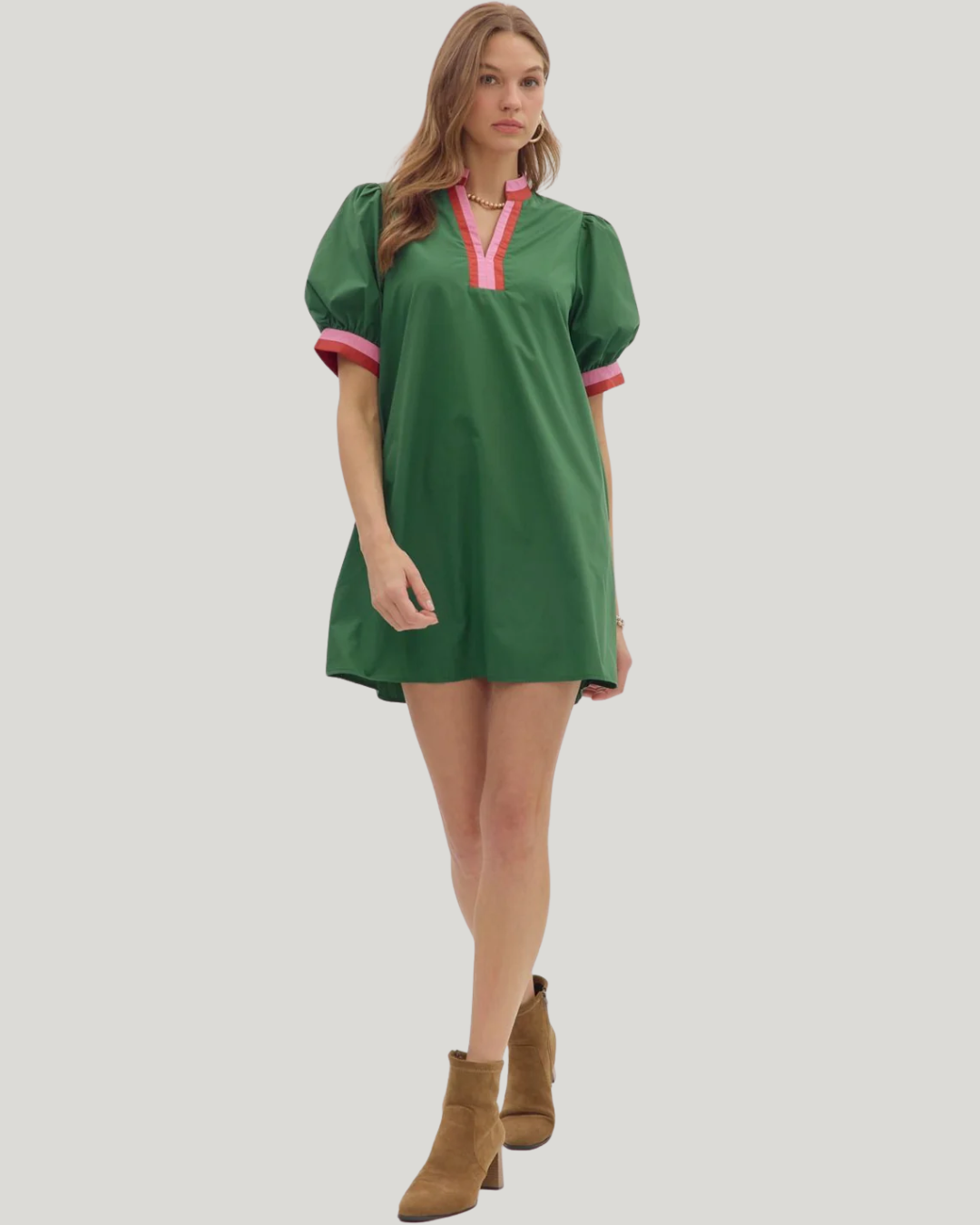 Vestido de Cuello en V