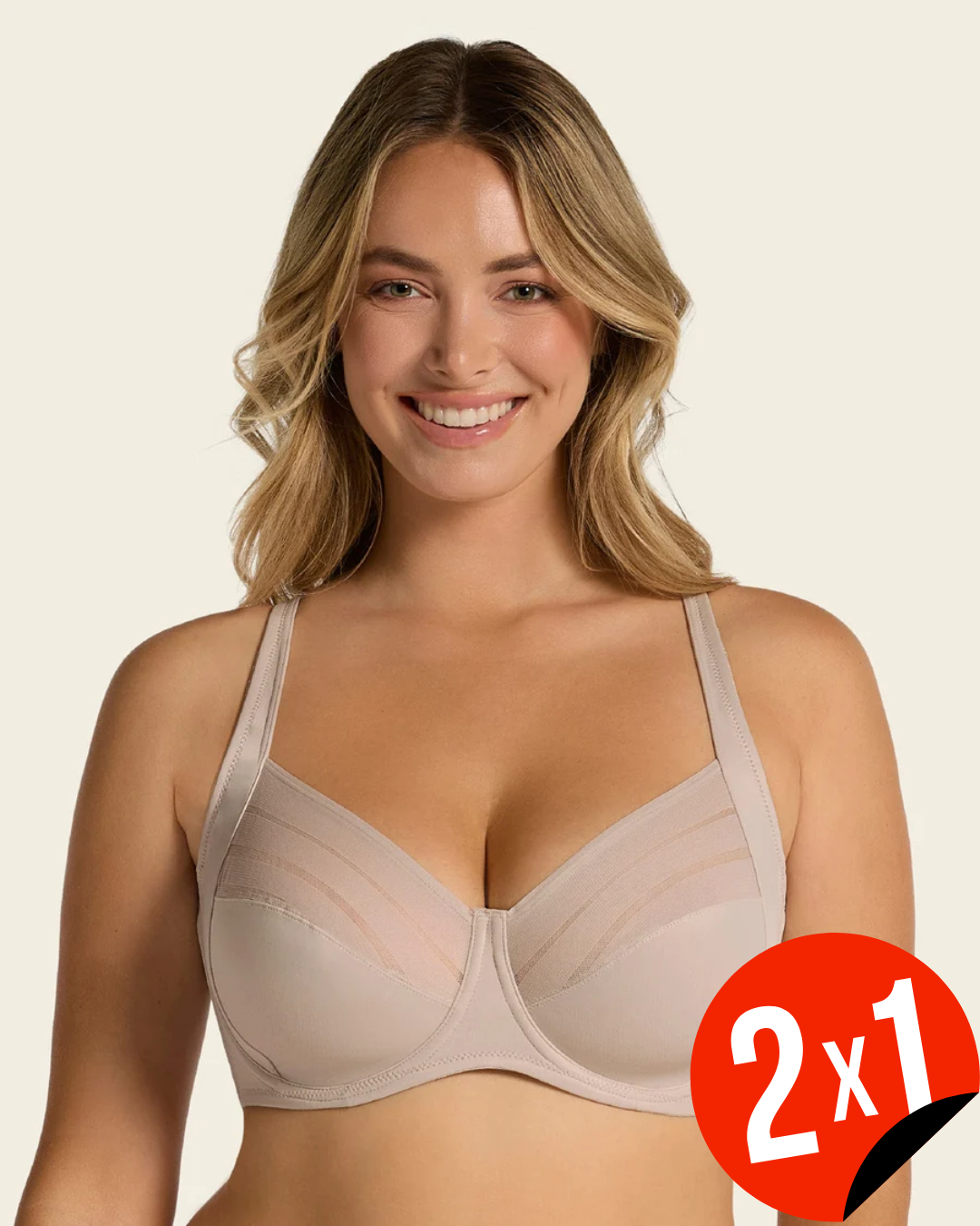 Sujetador de Alta Cobertura con Soporte Reforzado (OFERTA 2X1)
