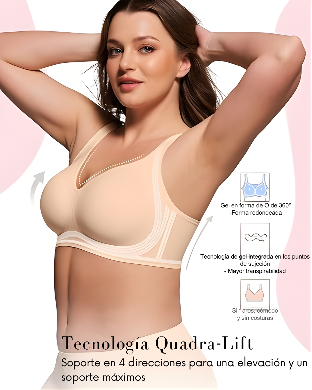Sujetador sin aros para todas la tallas (OFERTA 2X1)®
