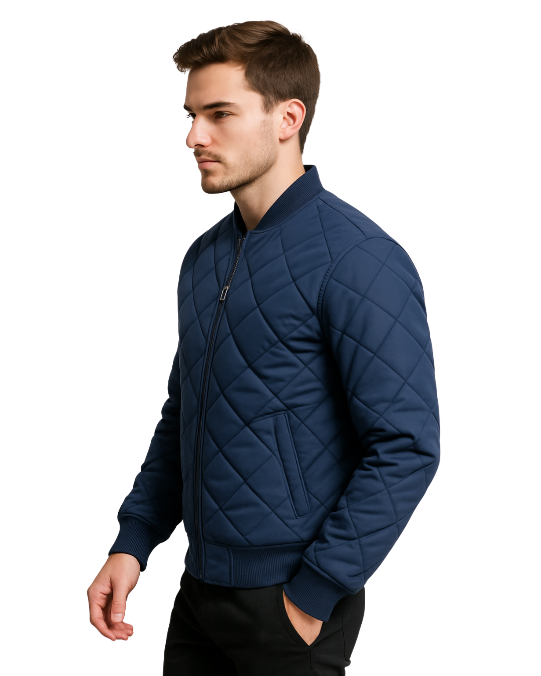 Chaqueta bomber acolchada para hombre