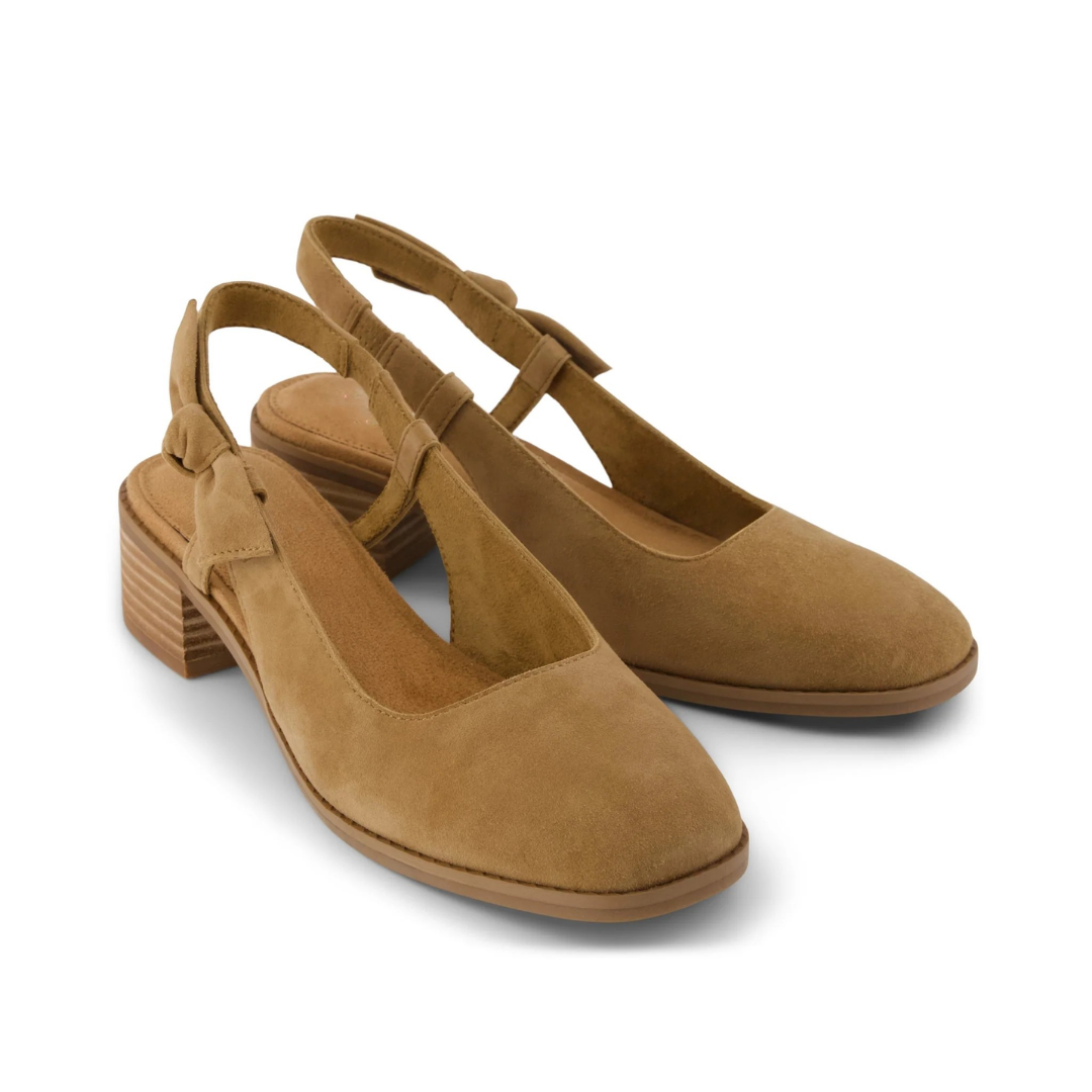 Zapatos de Tacón Bajo y Estable con Lazo Lateral®