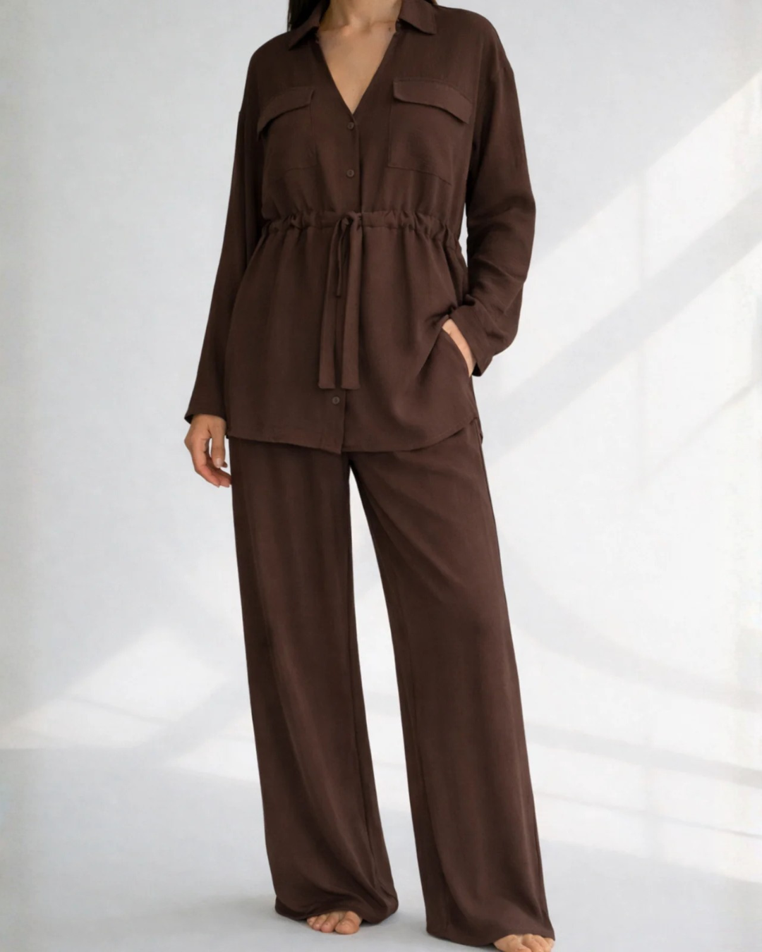 Conjunto de Dos Piezas con Silueta Estilizada para Mujer®