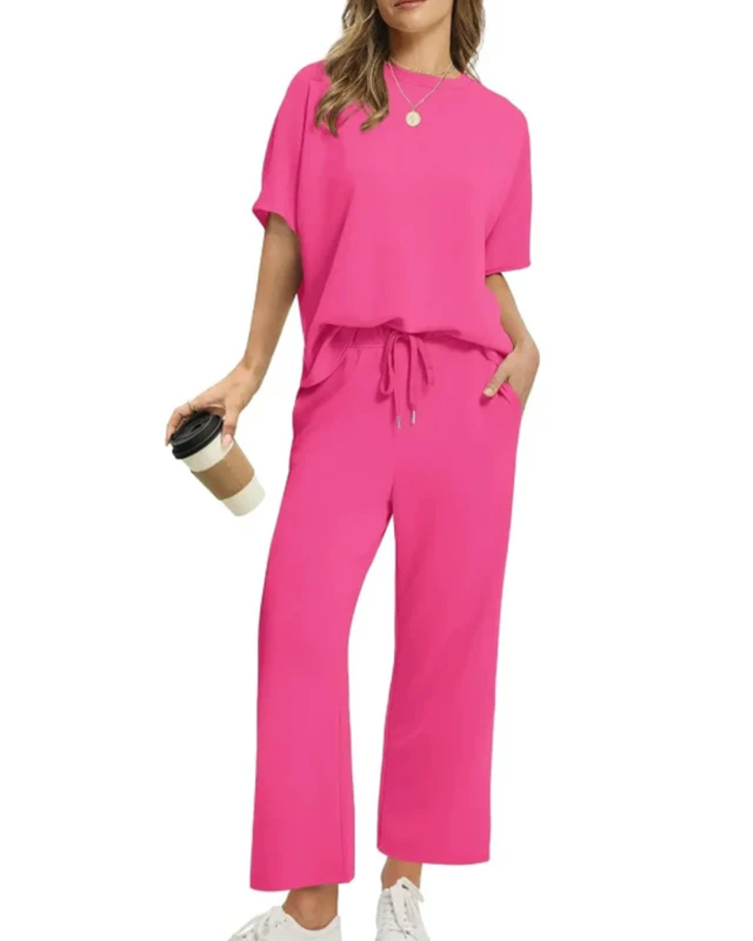 Conjunto Casual de Camiseta y Pantalón Versátil®