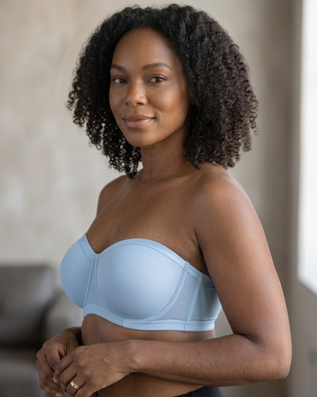 Sujetador Bandeau Sin Tirantes con Copas Moldeadas y Banda Ancha (OFERTA 2X1)®
