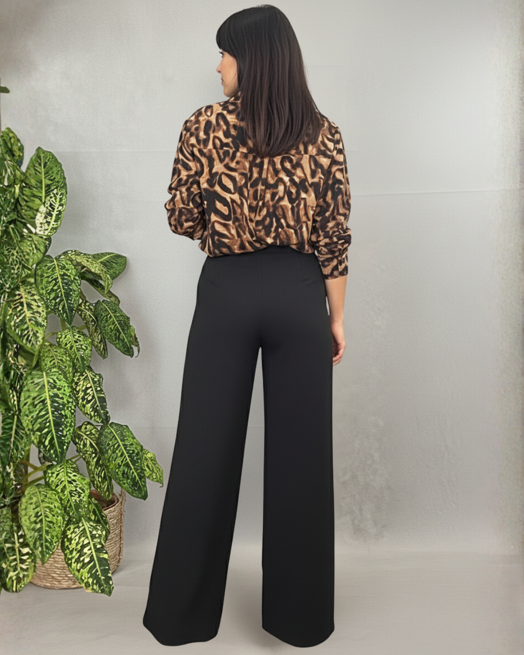 Pantalones de estilo sartorial para mujer