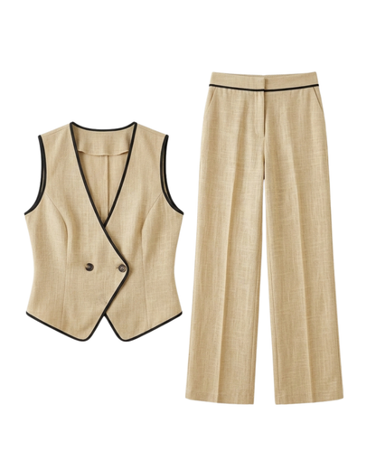 Conjunto de Sastrería Moderna y Versátil para Mujer