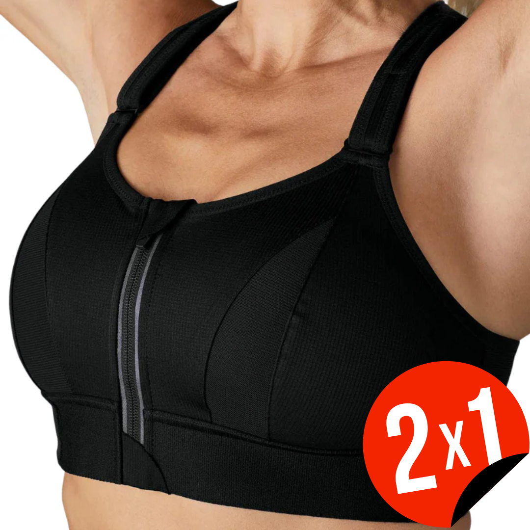 Sujetador Deportivo Ajustable de Alto Impacto con Abrochado Frontal (OFERTA 2X1)®