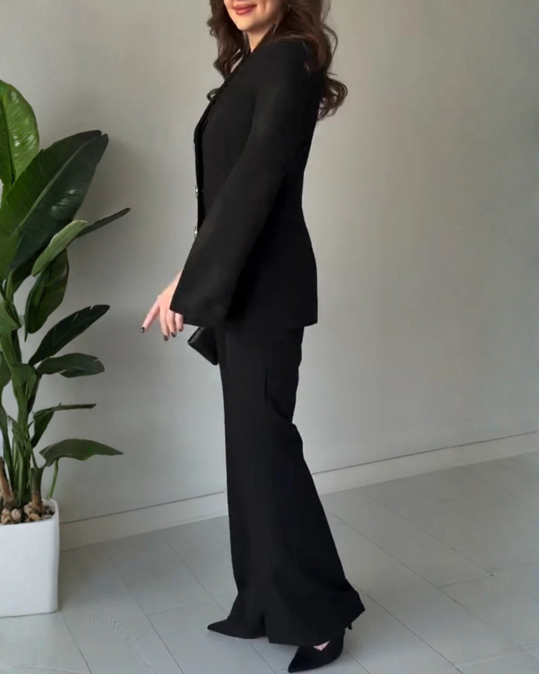Conjunto de Chaqueta y Pantalón de Mujer