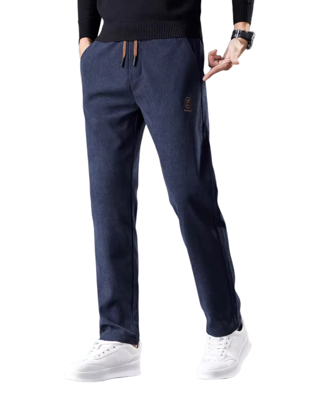 Pantalones térmicos reforzados con ajuste elástico para hombre®