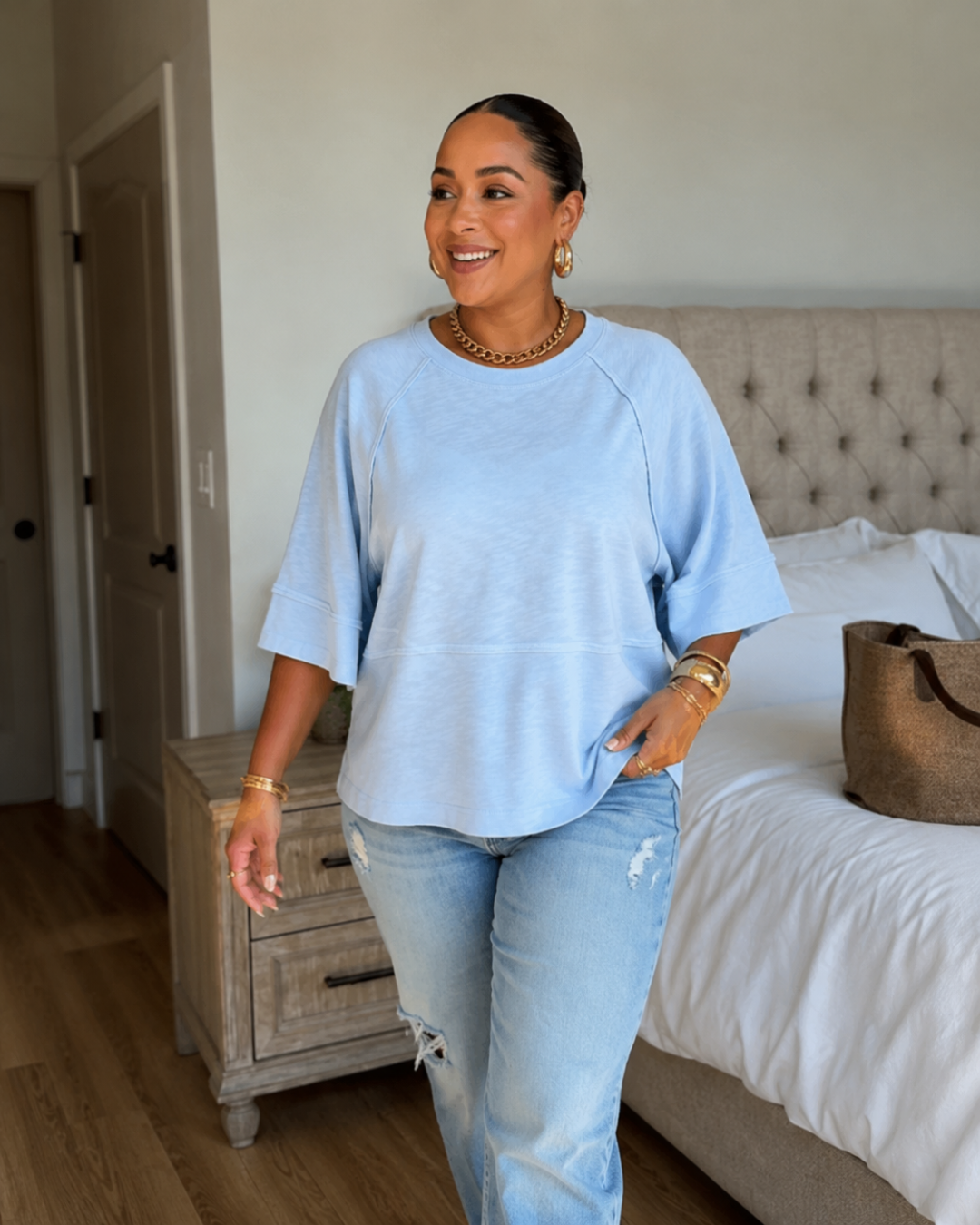 Blusa Oversize de Caída Suave y Estilo Relajado®