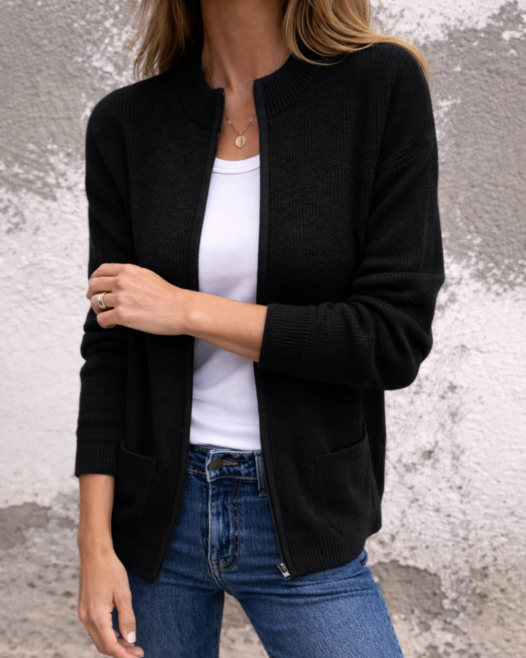 Chaqueta de Punto Premium para Mujer