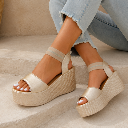 Sandalias de Cuña con Plataforma Cómoda®