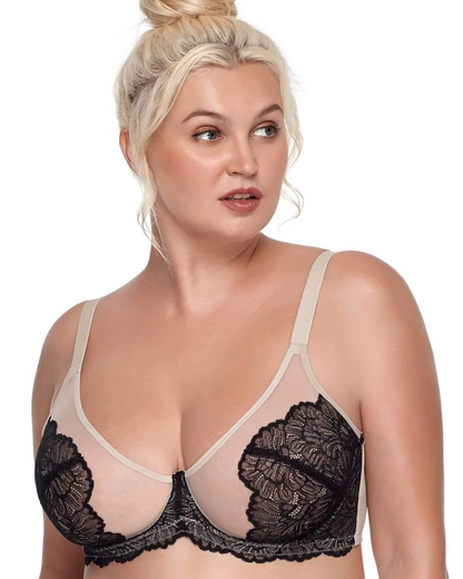 Sujetador Reductor con Aros en Encaje Floral (OFERTA 2X1)®