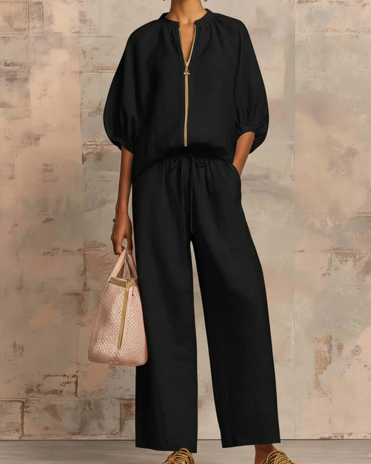 Conjunto Premium de Lino y Algodón para Mujer