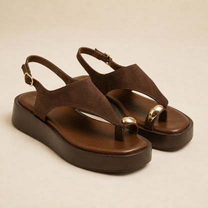 Sandalias de Dedo con Plataforma Plana®