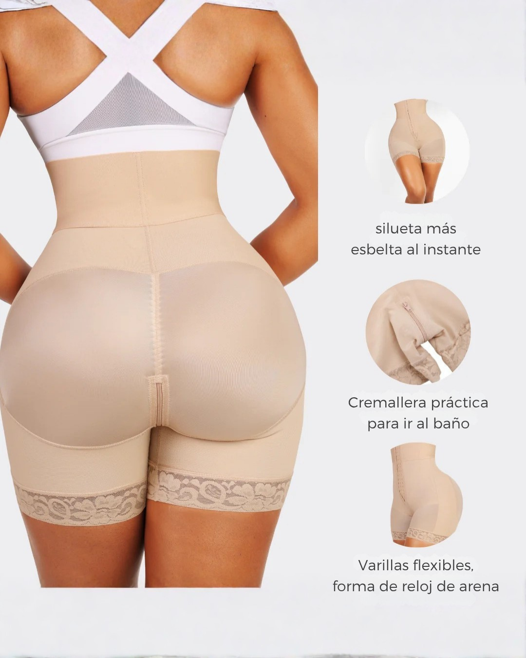 Short Modelador para Cintura con Confort e Invisibilidad Total