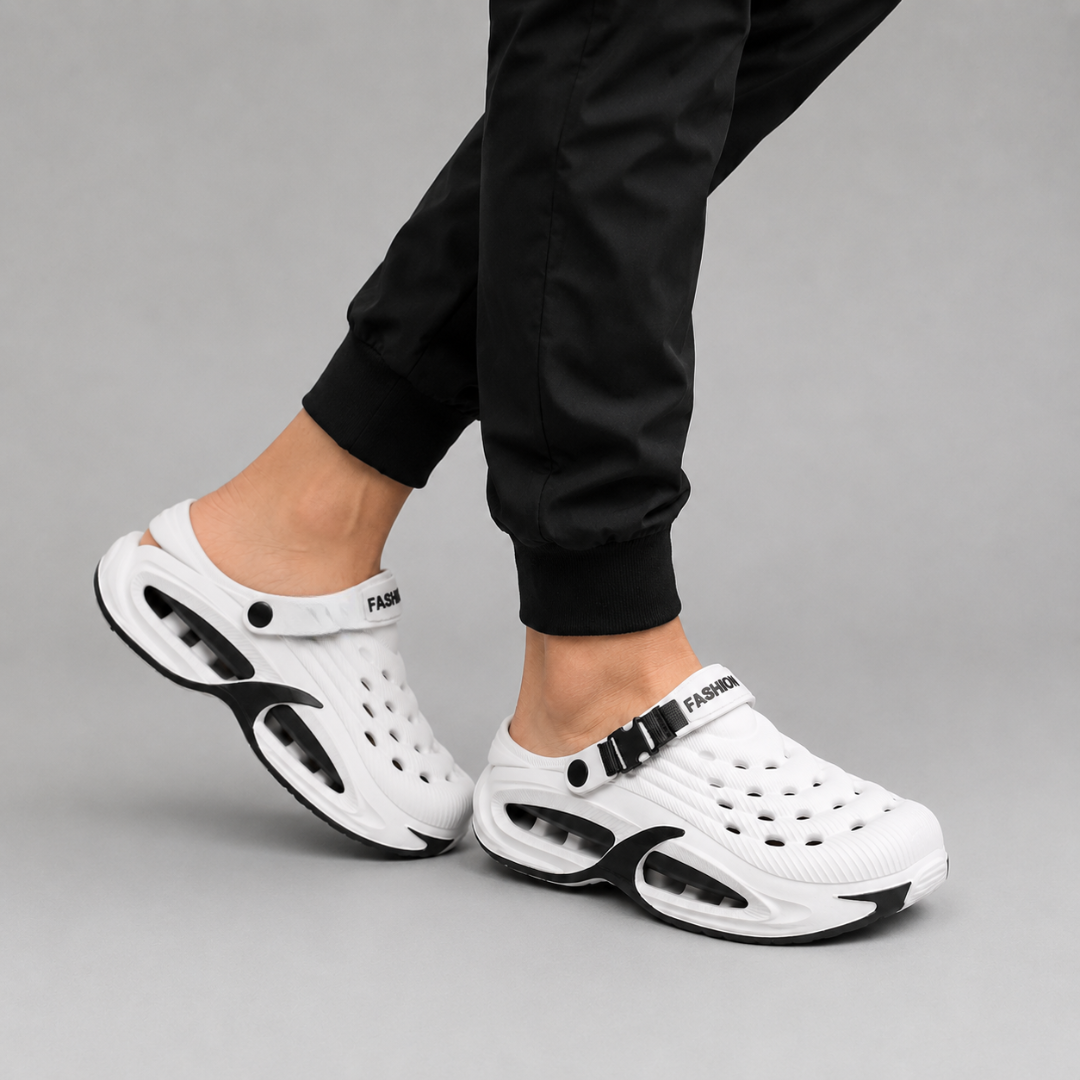 Zuecos deportivos con correa ajustable