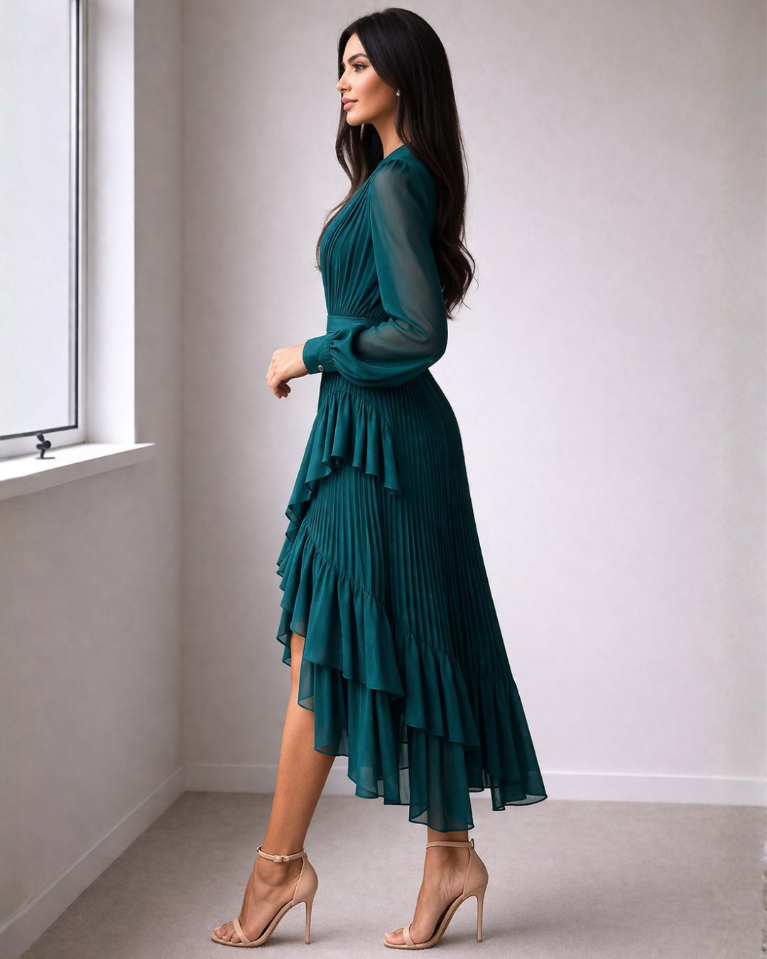 Vestido Elegante Midi Viena®