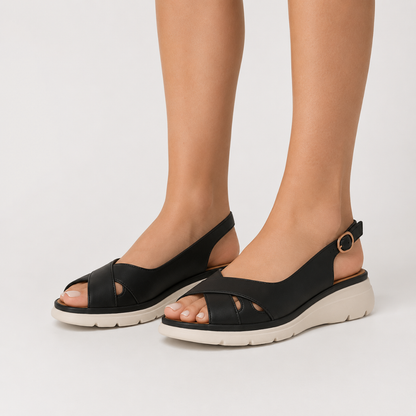 Sandalias de Plataforma con Correa Posterior