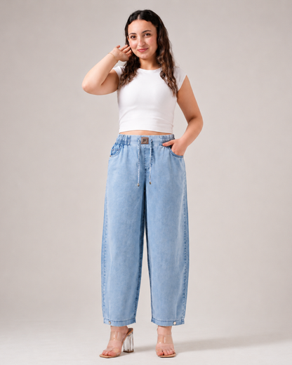 Pantalón Holgado con Cintura Elástica®