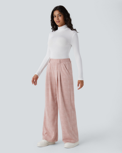 Pantalón de Pierna Ancha con Estampado para Mujer®