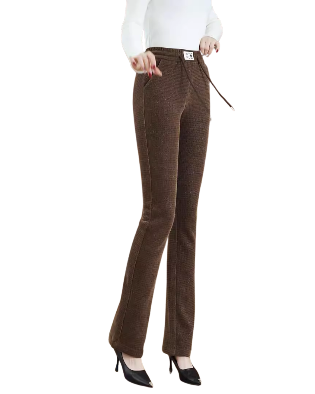 Pantalones térmicos evasé para mujer