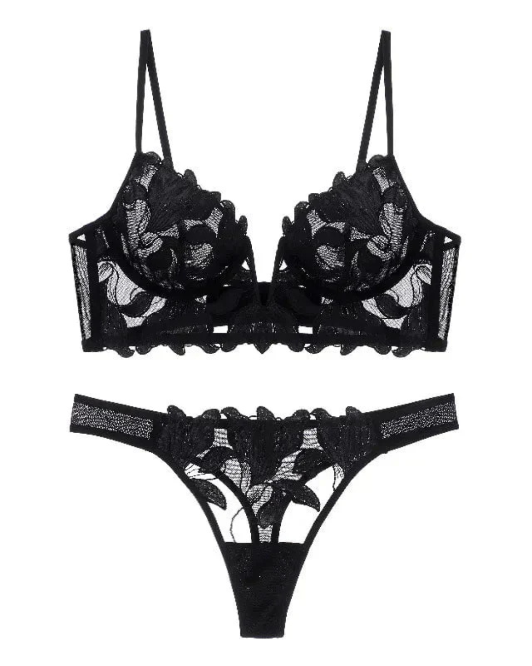 Conjunto de Lencería Jena en Encaje Floral