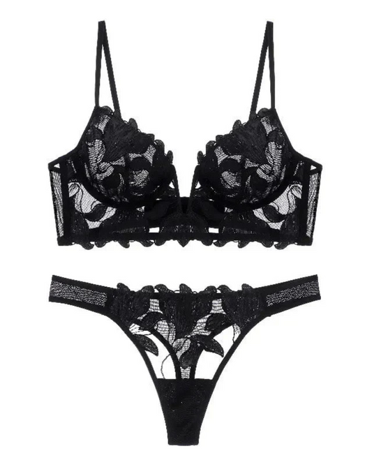 Conjunto de Lencería Jena en Encaje Floral