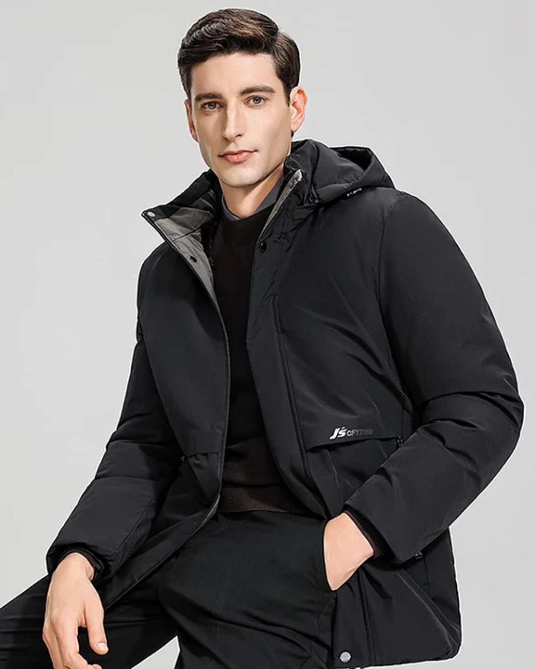 Chaqueta Casual de Invierno Acolchada para Hombre