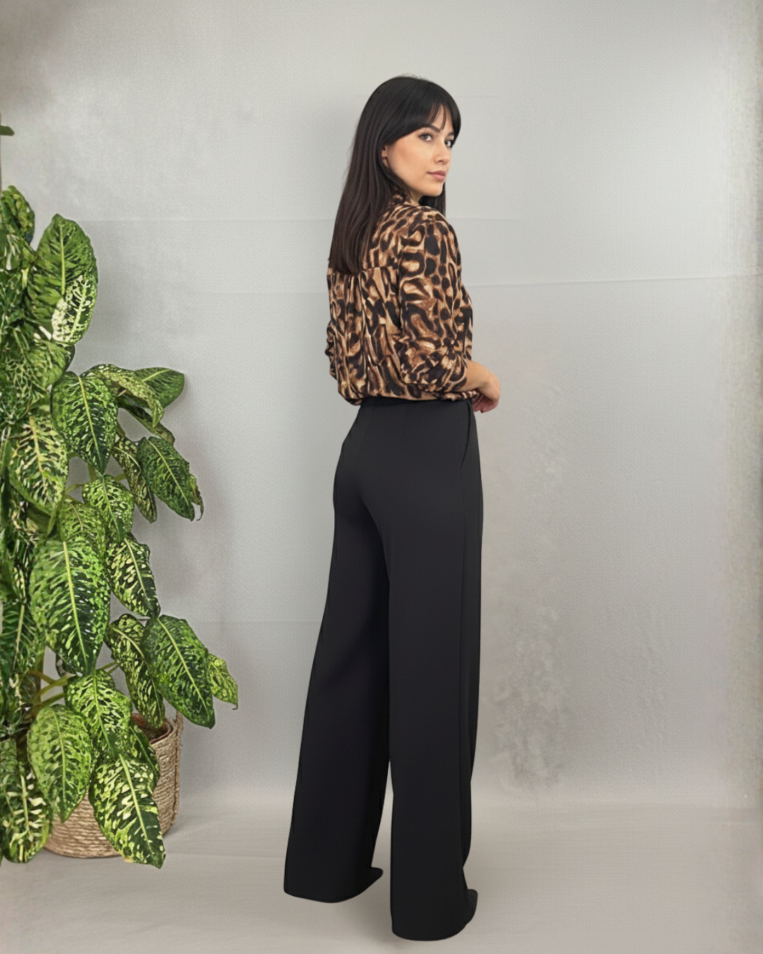 Pantalones de estilo sartorial para mujer